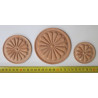 Wood carving onlays in multiple sizes