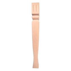Lesene stružene nogice za pohištvo, angleški kvadratni okvir, 73 cm