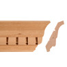 Ozdobné drevené lišty s motívom kociek