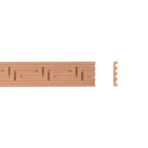 Letra W de madera decorativa - 9cm