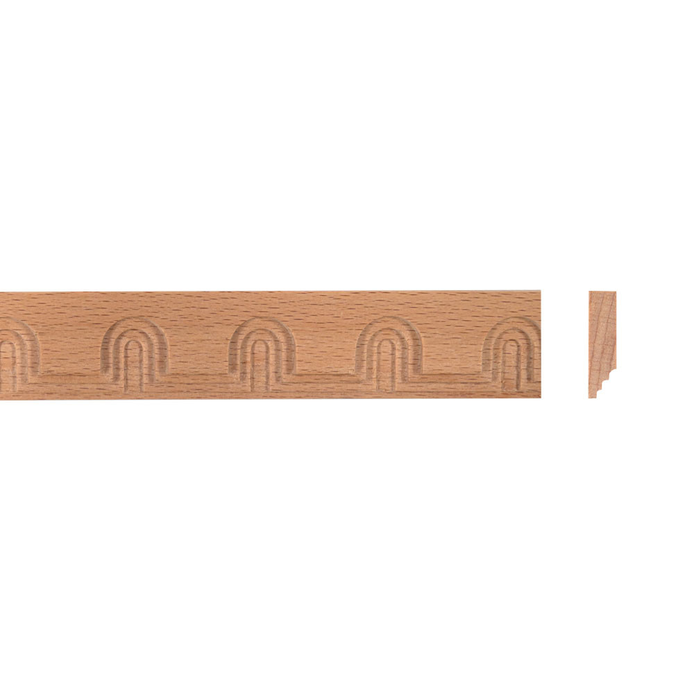 Каскаден корниз, декоративна дървена облицовка за мебели