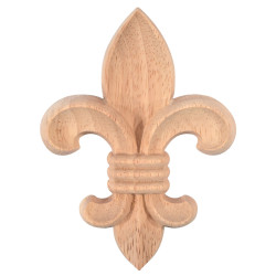 French lily carving