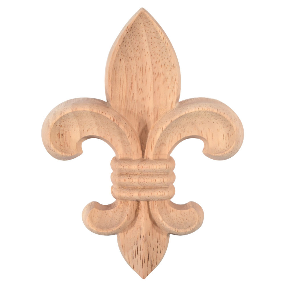 French lilly wood carving