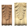 Decorative wood appliques, beech or maple