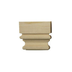 Gesneden houten kolom, lijstwerk hout