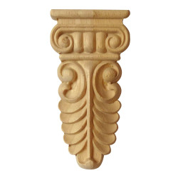 Victorian corbels with acanthus leaf carving