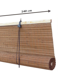 Saias e estores de bambu de segunda classe de qualidade enrolados