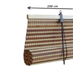 150 cm brede bambusruller med valgbar længde fås med levering til hjemmet