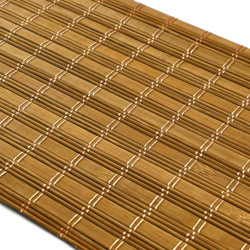Päikesevarju terrassile bambusest väliskattega ruloodega