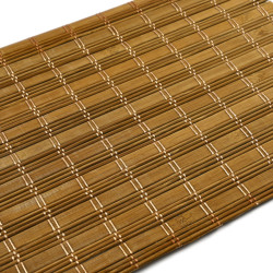 Bamboo roller shades for indoor use