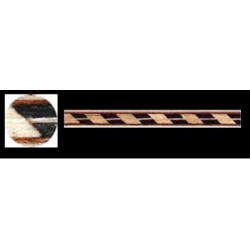 Intarsias with black and brown stripes with home delivery