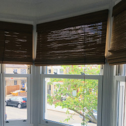 Bamboo roller blinds made to measure available with home delivery