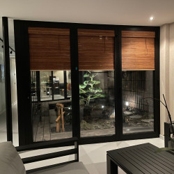 Natural, quality bamboo roller shades for indoor use