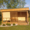 Bambus rullegardiner til skygge med levering hjem på Naturtrend Shop