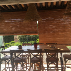 Bambusz árnyékoló teraszra. például bambusz roló 180x180