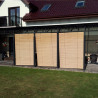 Estores de bambu para exteriores para uma proteção solar eficaz