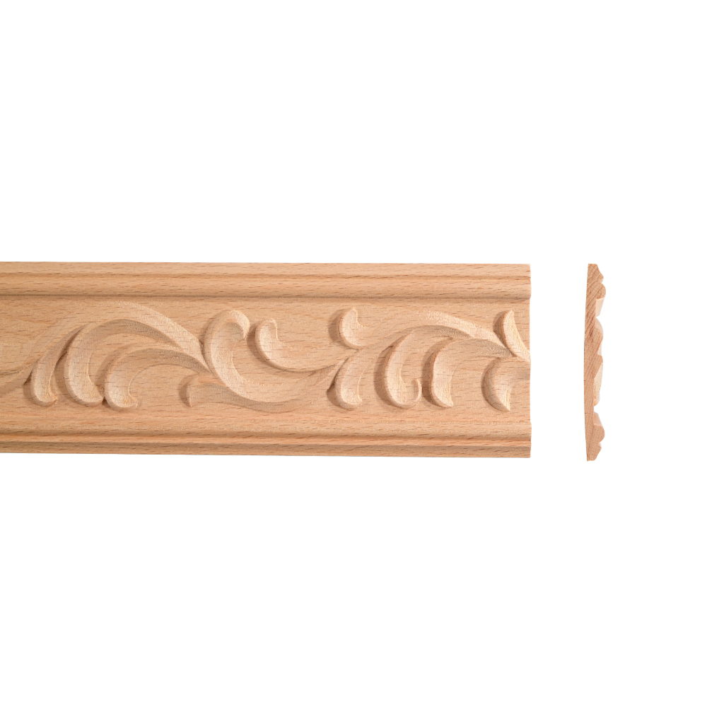 Cette moulure en bois décorative est très élégante.