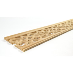 Deze houten sierstrip is geschikt voor kroonlijst sierstrip of houten borderstrip.