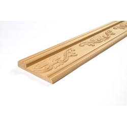 Decorative wood trim moulding made of beech