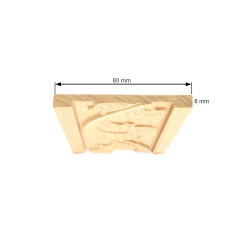 Moulding with leaf and tendrils pattern, with home delivery on Naturtrend Shop