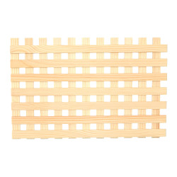 Wood trellis panel from pinewood with home delivery on Naturtrend Shop