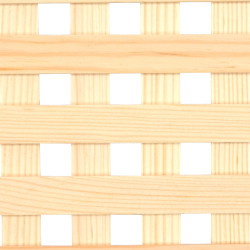 Wood lattice panels for room partition made of quality pine wood