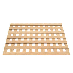 Wood lattice panels for wall went covers