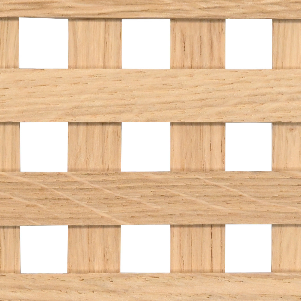 Wood trellis panel made of oak