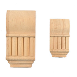 Decorative wood mouldings made of exotic wood