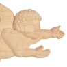 Holz Ornament geschnitzter Engel in linker und rechter Ausführung
