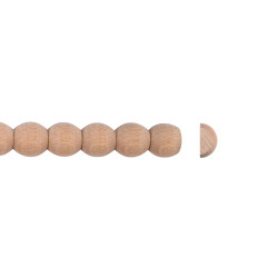 Zierleisten Holz Perlenstäbe aus Holzleisten Buche werden in vier Breiten angboten