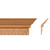Moldura de língua de cordeiro de faia para decoração e restauro de móveis