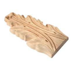 Leaf capital moulding made of quality exotic wood