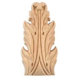 Wood moulding with leaf patterns with home delivery on Naturtrend Shop