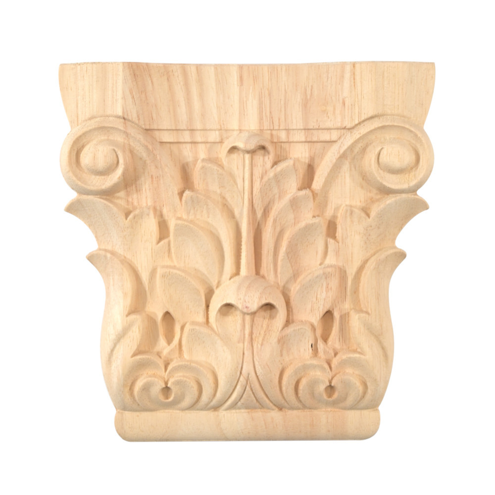 Decorative wood mouldings in the style of greek columns