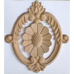 Carved appliques of maple or beech