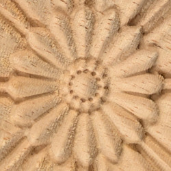 Wooden rosettes for restoring and decorating furniture