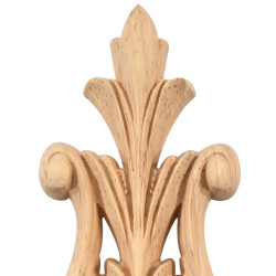 Carved wooden mouldings made of exotic wood