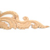 Carved wood ornaments, Interior door pediments with acanthus leaf carving