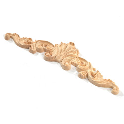 Decorative wooden mouldings, wooden ornaments with tulip carvings