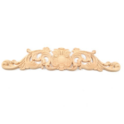 Carved wooden ornaments with acanthus leaf carving for doors or furniture