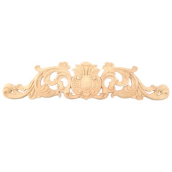 Cabinet mouldings carved of exotic rubber wood