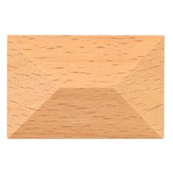 Sklep rzeźbiarski poleca: drewniana piramida.