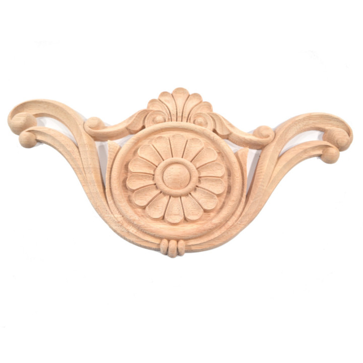 Wooden rosette for furniture restoration and decoration