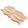 Decorative wooden appliques in multiple sizes