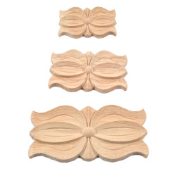 Leaf wood carving of quality, natural exotic wood