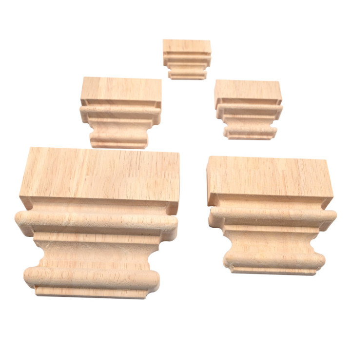 Ukrasne drvene ploče, starogrčki stil glava stupova