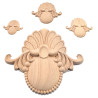 декоративни дървени пана, Дървени резби в готически стил