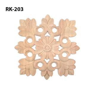 Wooden carvings for corner decorations, exotic wood