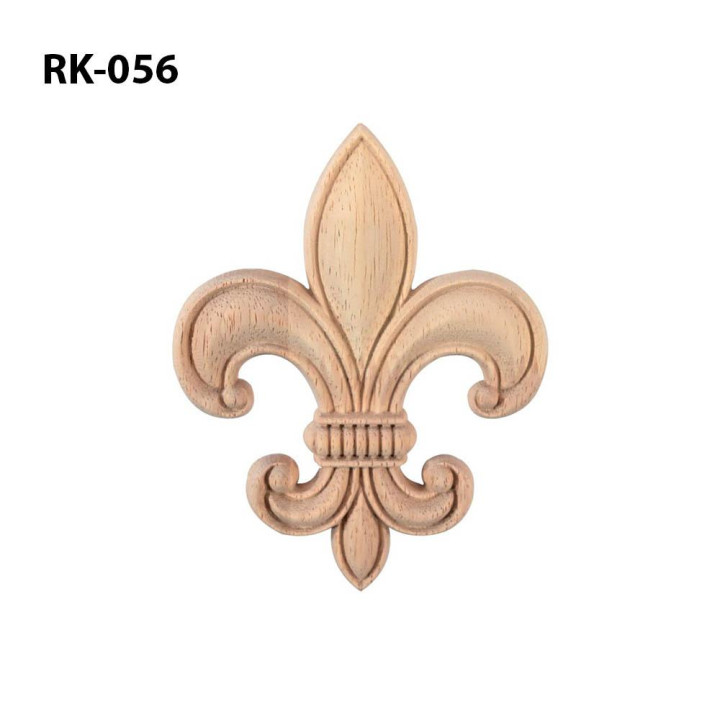 Stort udvalg af træ ornamenter med fleur de lis
